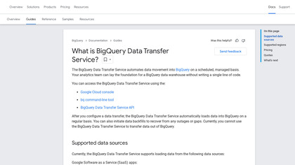 Google BigQuery Data Transfer Service image