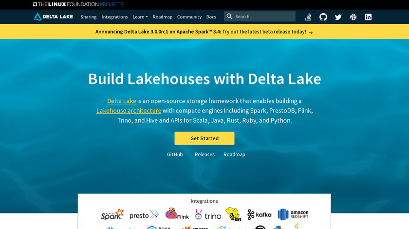Delta Lake Landing Page