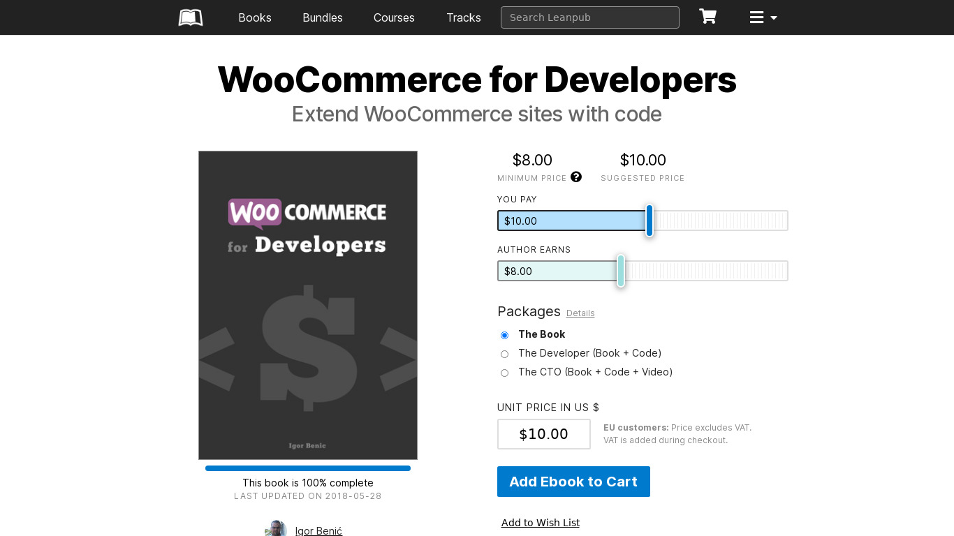 WooCommerce For Developers Landing page