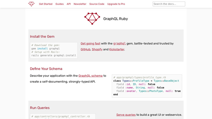 GraphQL Ruby Landing Page