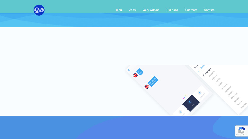 Translate Me Landing Page