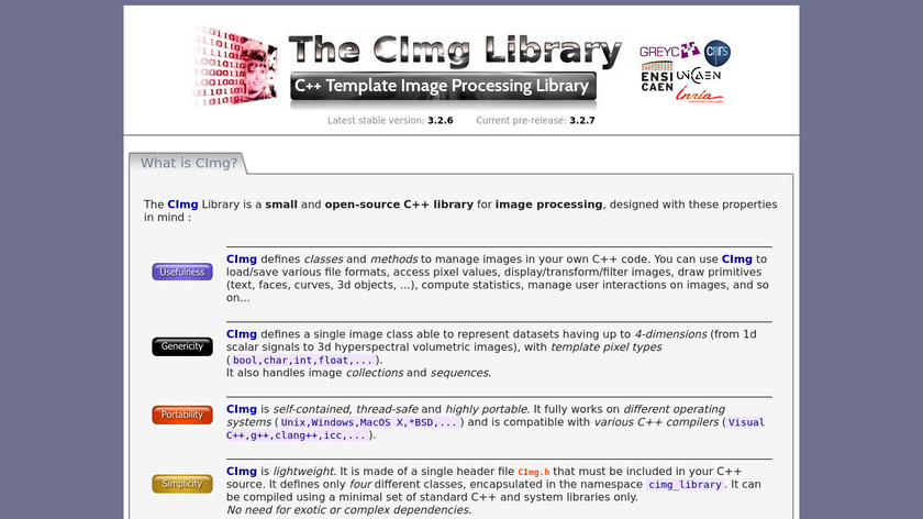 CImg Landing Page