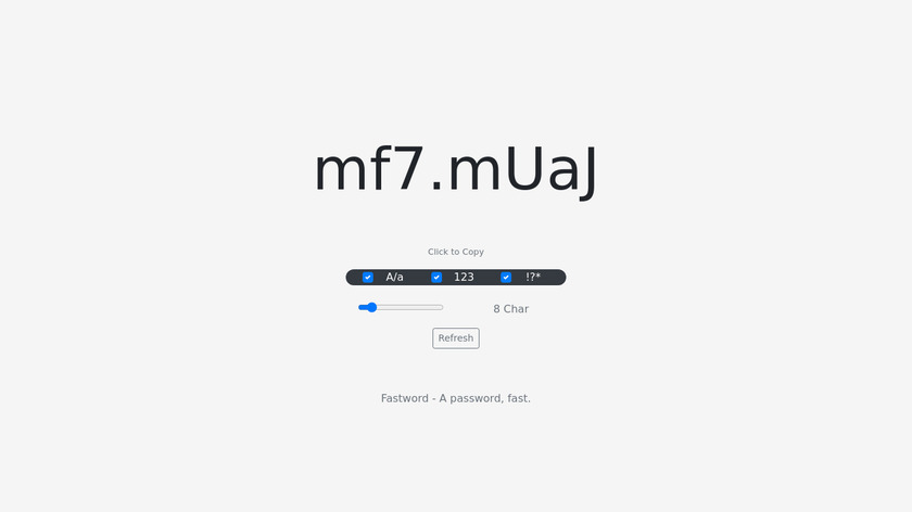 Fastword Landing Page