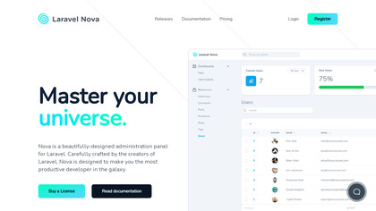 Laravel Nova screenshot