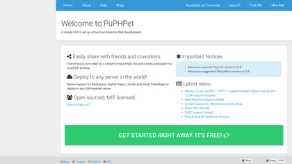 PuPHPet screenshot