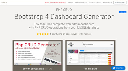 PHP CRUD Generator screenshot