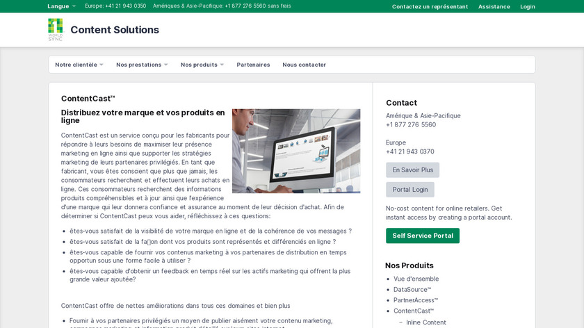 CNET ContentCast Landing Page