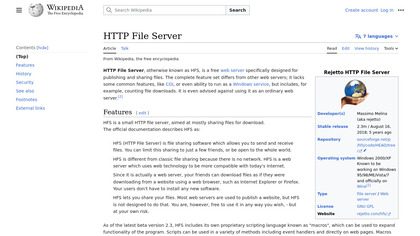HTTP File Server (HFS) image