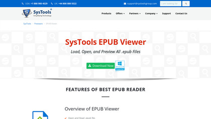 SysTools EPUB Viewer image