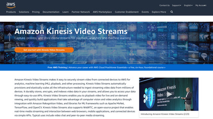 Amazon Kinesis Video Streams image