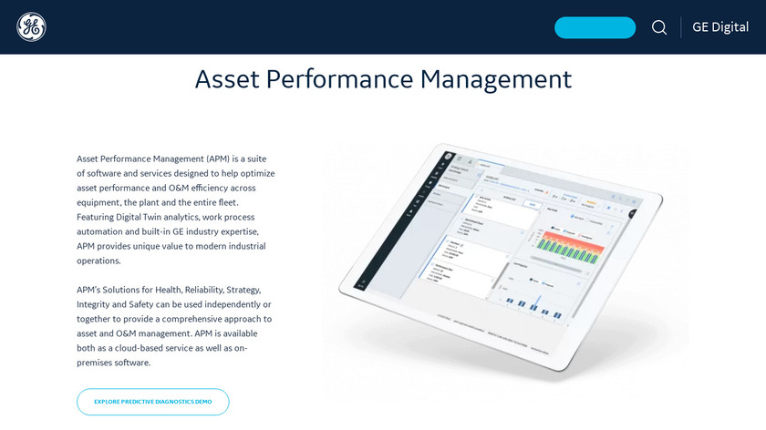 Predix APM Landing Page