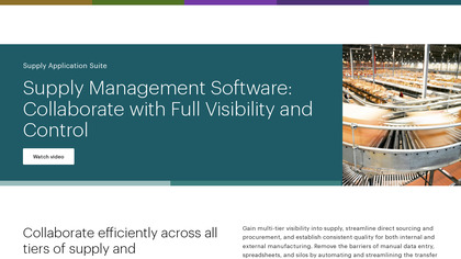 E2Open Supply Management image
