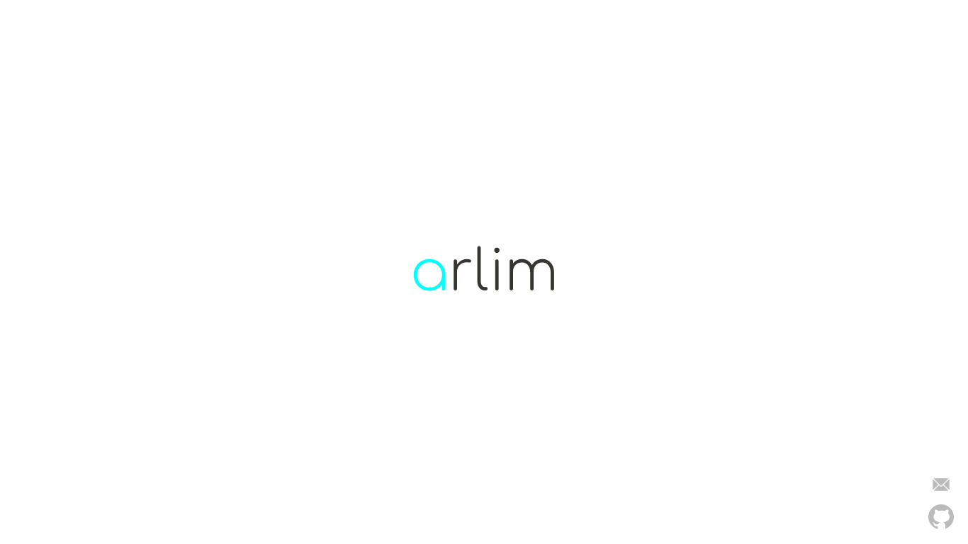 arlim Landing page