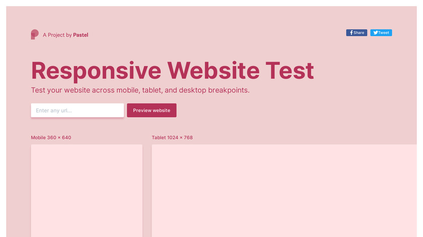 Responsive Website Test Landing Page