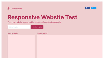 Responsive Website Test screenshot