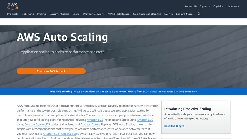 AWS Auto Scaling Landing Page