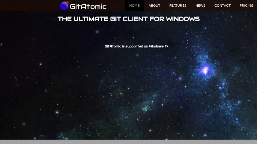GitAtomic Landing Page