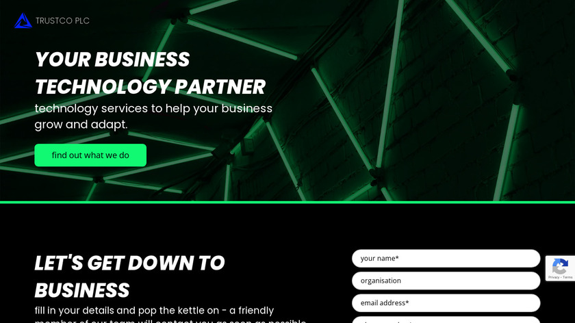 Trustco PLC Landing Page