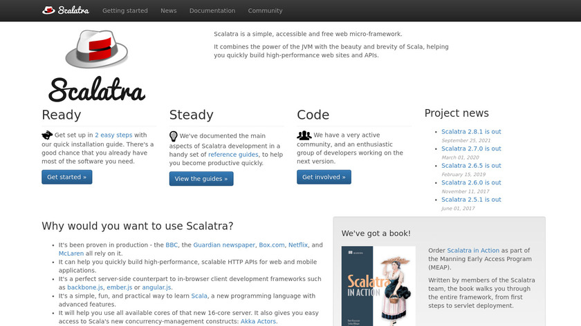Scalatra Landing Page