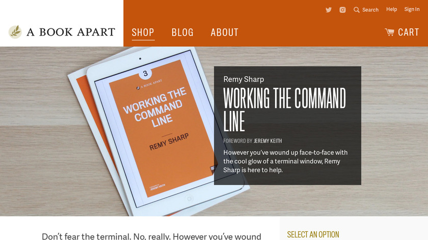 Working The Command Line Landing Page