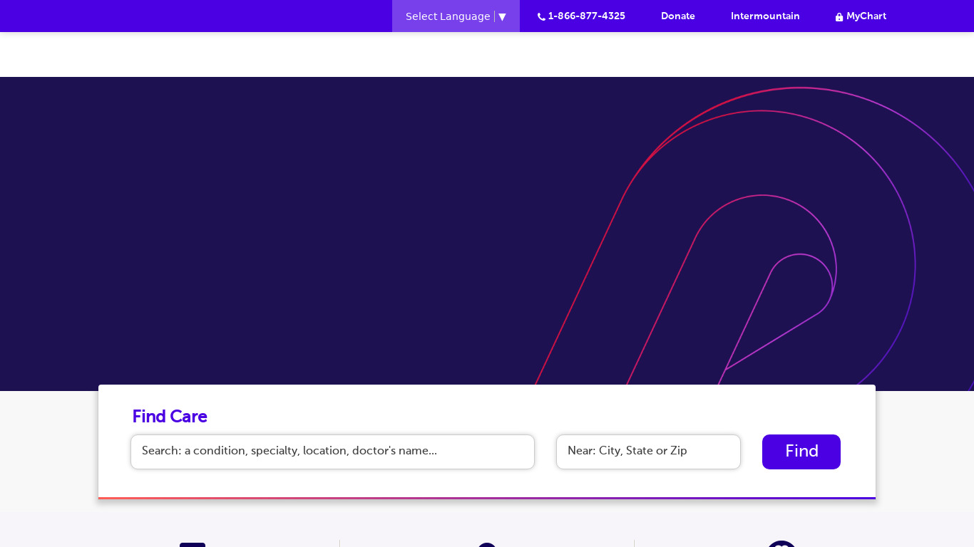 SCL Landing page