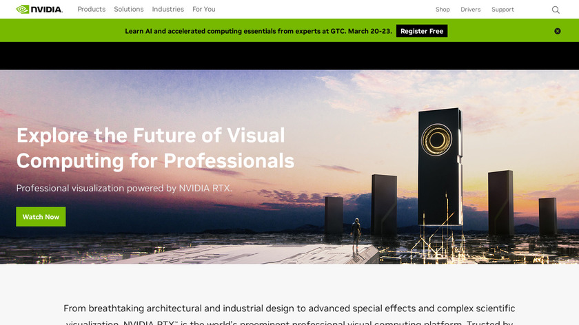 NVIDIA Quadro Landing Page