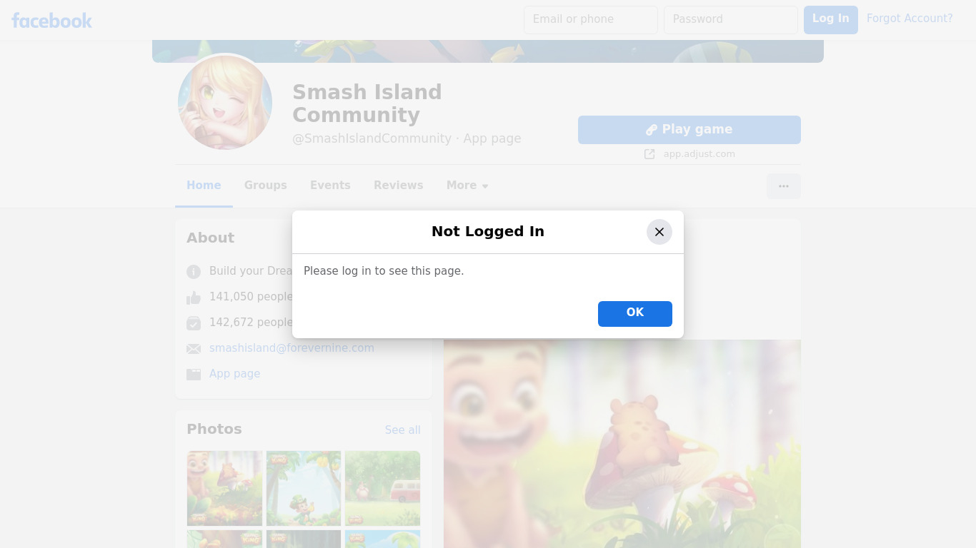 Smash Island-Candy Break Landing page