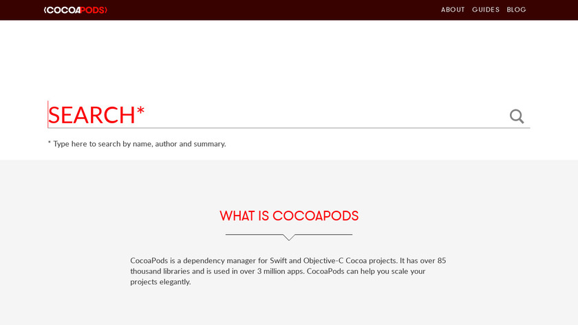 CocoaPods Landing Page