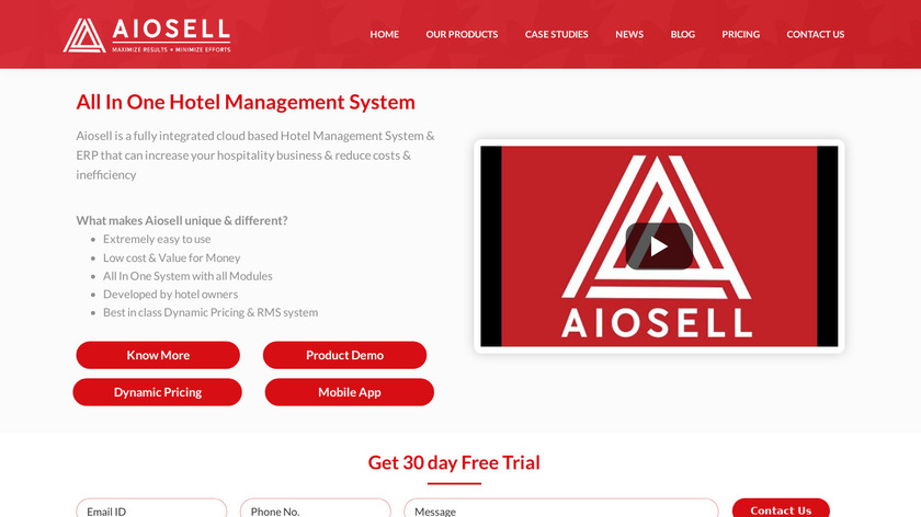 Aiosell Landing Page