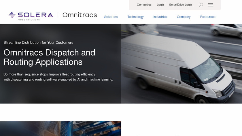 Omnitracs Roadnet Routing Landing Page