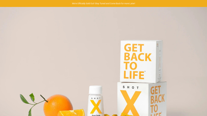 Shot X Landing Page
