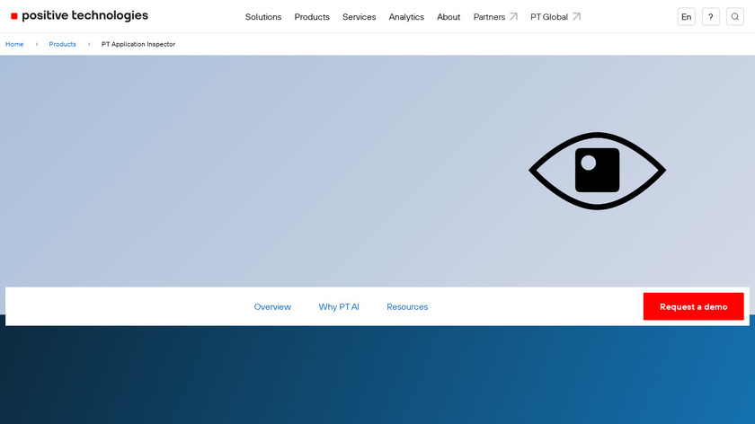 PT Application Inspector Landing Page