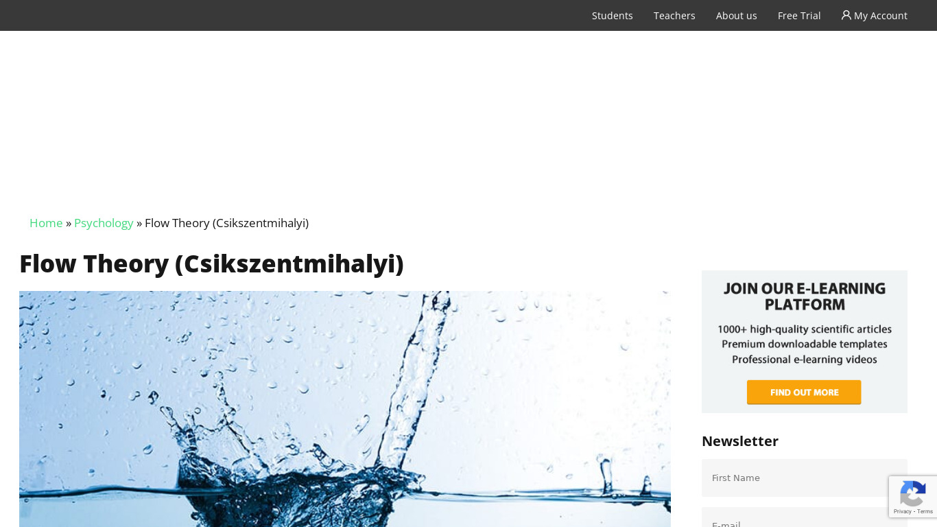 FLOWModel Landing page