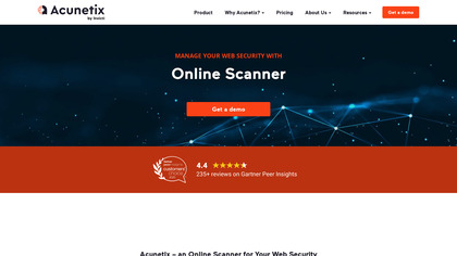 Acunetix Online Network Security Scanner image