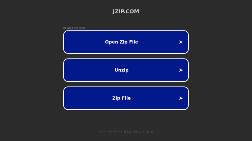 jZip Landing Page