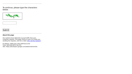 Google Web Fundamentals image