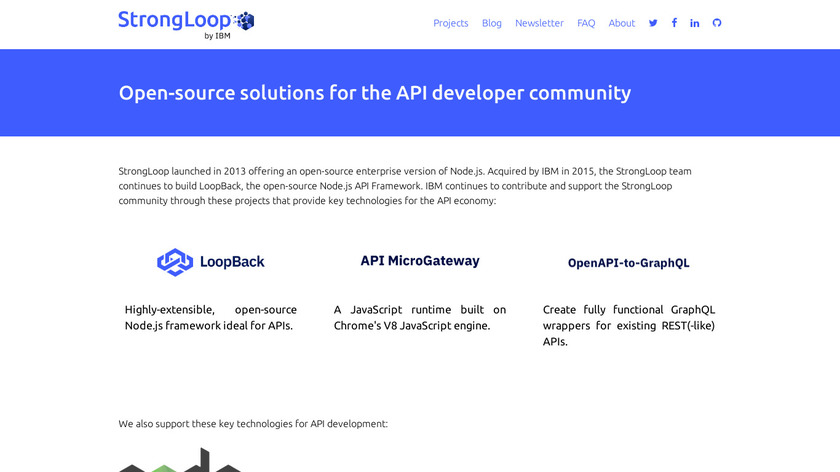 StrongLoop Landing Page