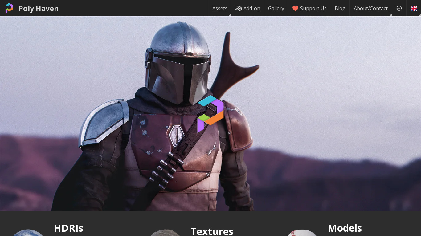 Texture Haven Landing page