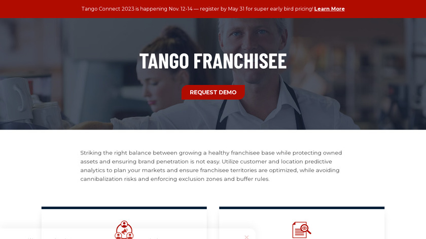 Tango Franchisee Lifecycle Management Landing Page