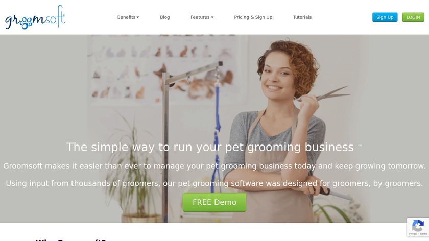 Groomsoft Landing Page