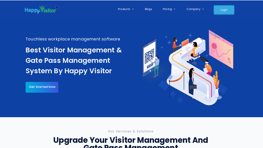 Happy Visitor Landing Page