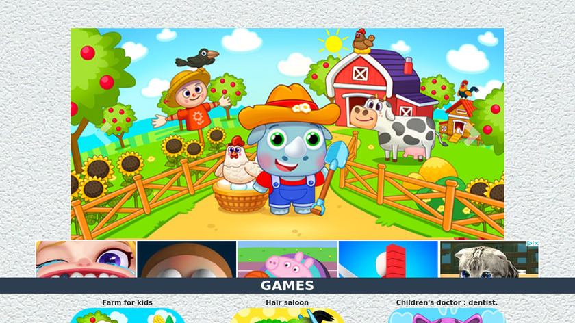 Coloring Games: Coloring Book Landing Page