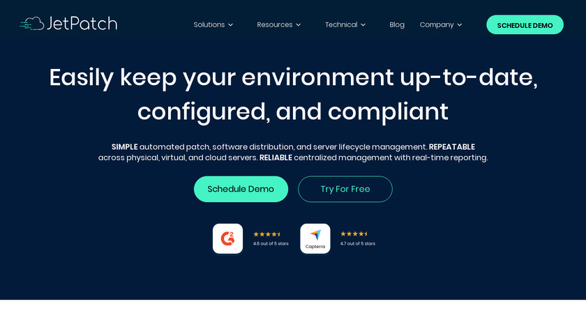 Intigua Cloud Patch Landing Page