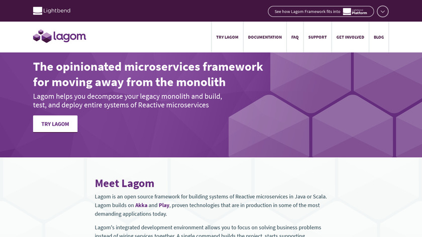 Lagom Framework Landing Page