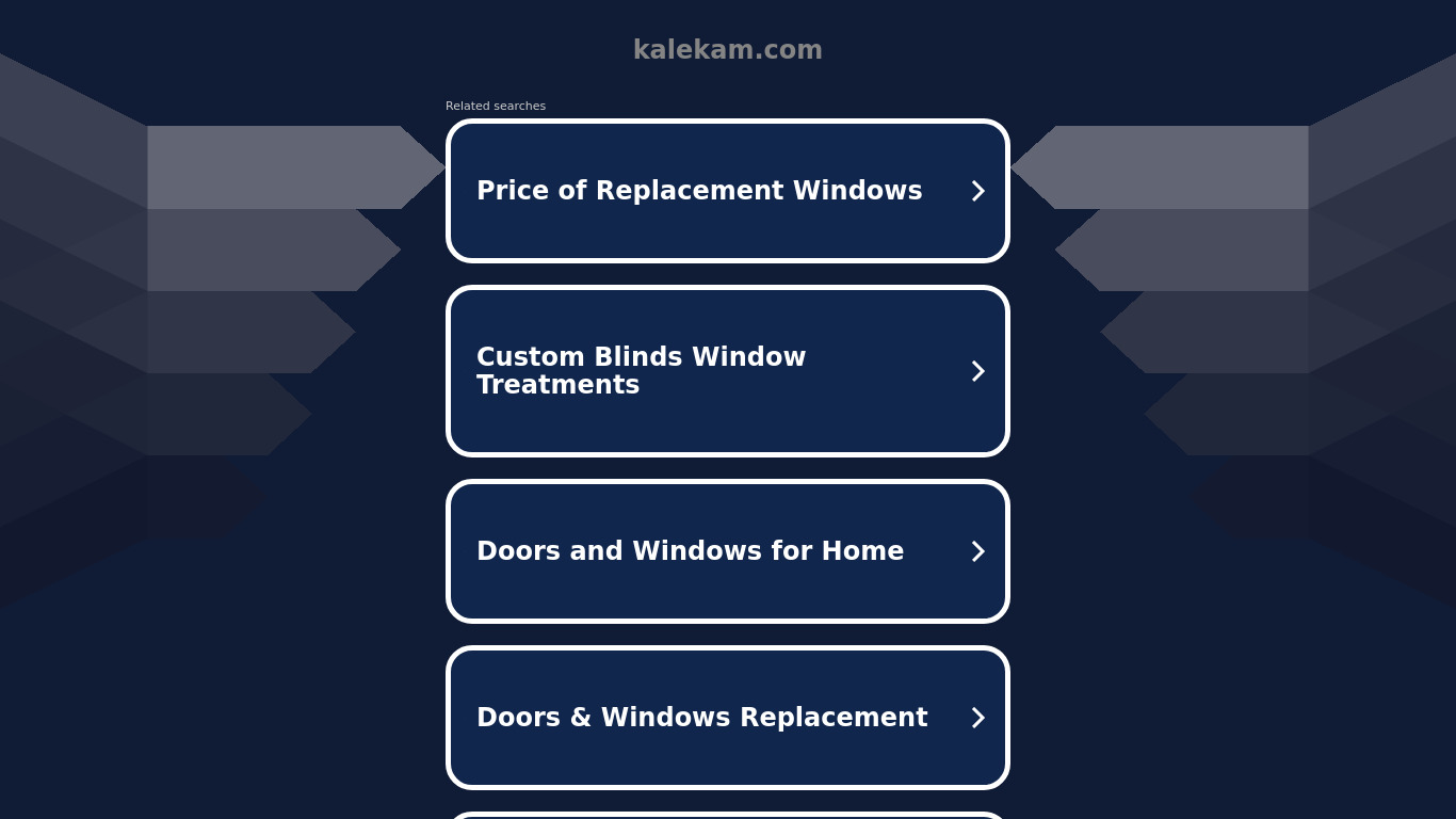 KaleKam Landing page