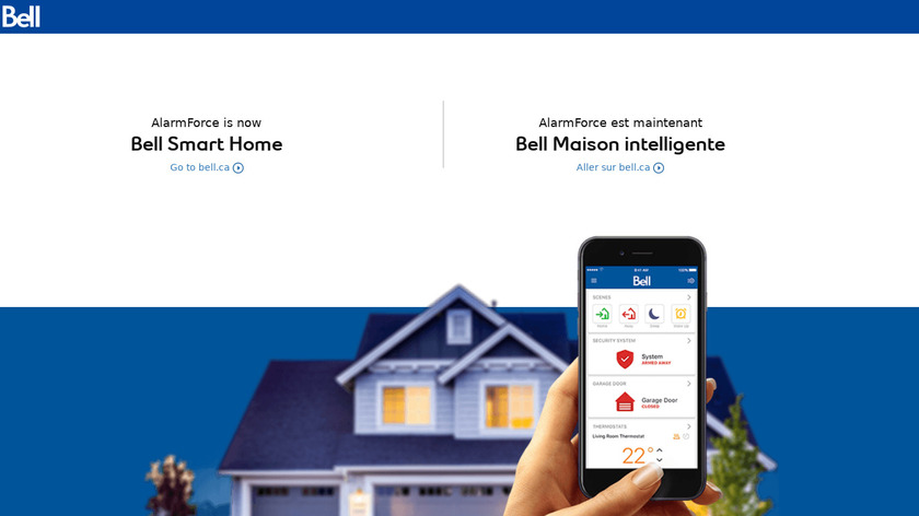 AlarmForce Landing Page