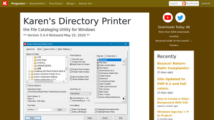 Karen's Directory Printer image