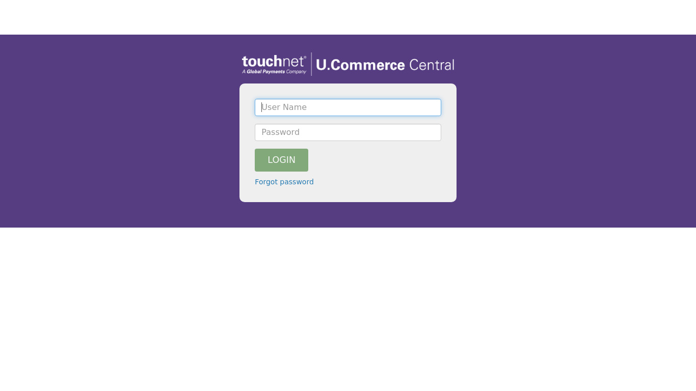 TouchNet U.Commerce Landing page