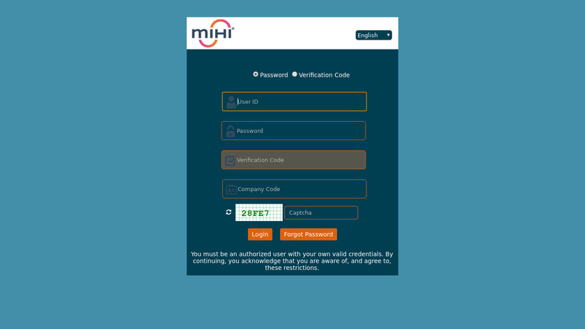 MIhi.info Landing Page