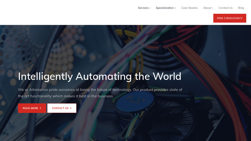 Aitomation Landing Page